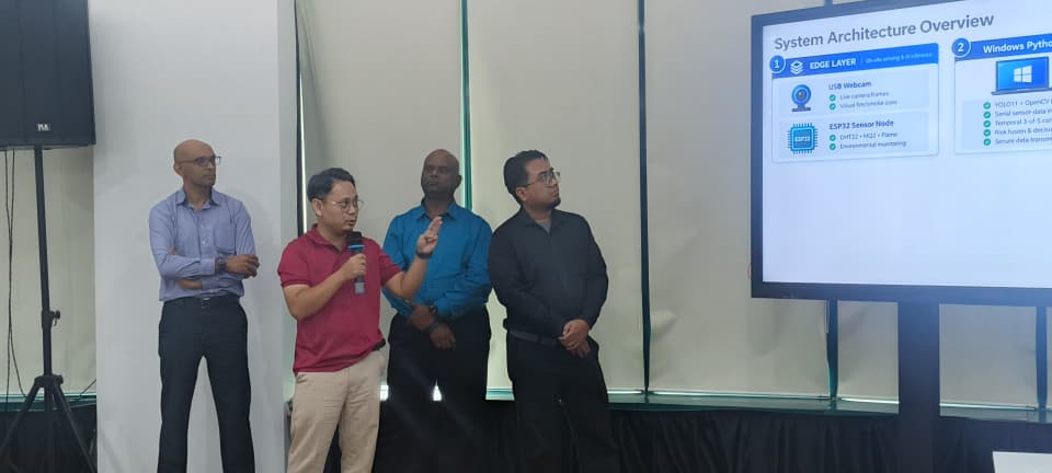 Presenting FireGuard AI at UNITAR Capstone